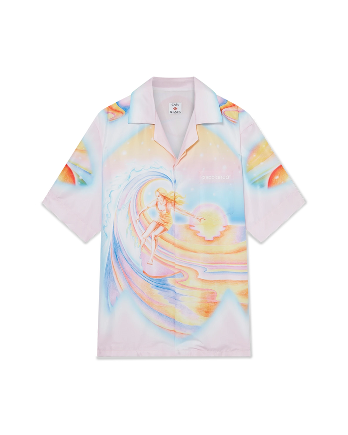 Psychedelic Nirvana Short Sleeve Swim Shirt