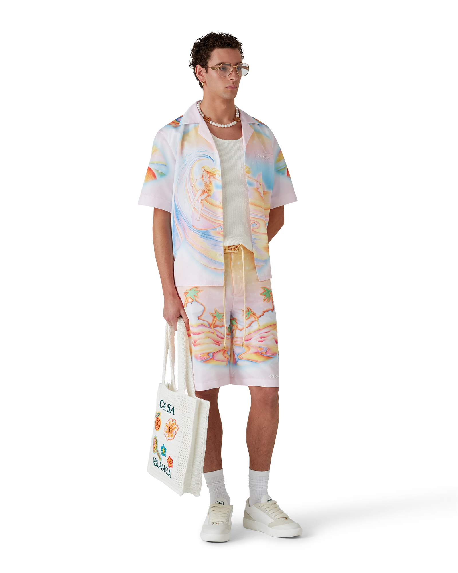 Chemise de bain à manches courtes Psychedelic Nirvana