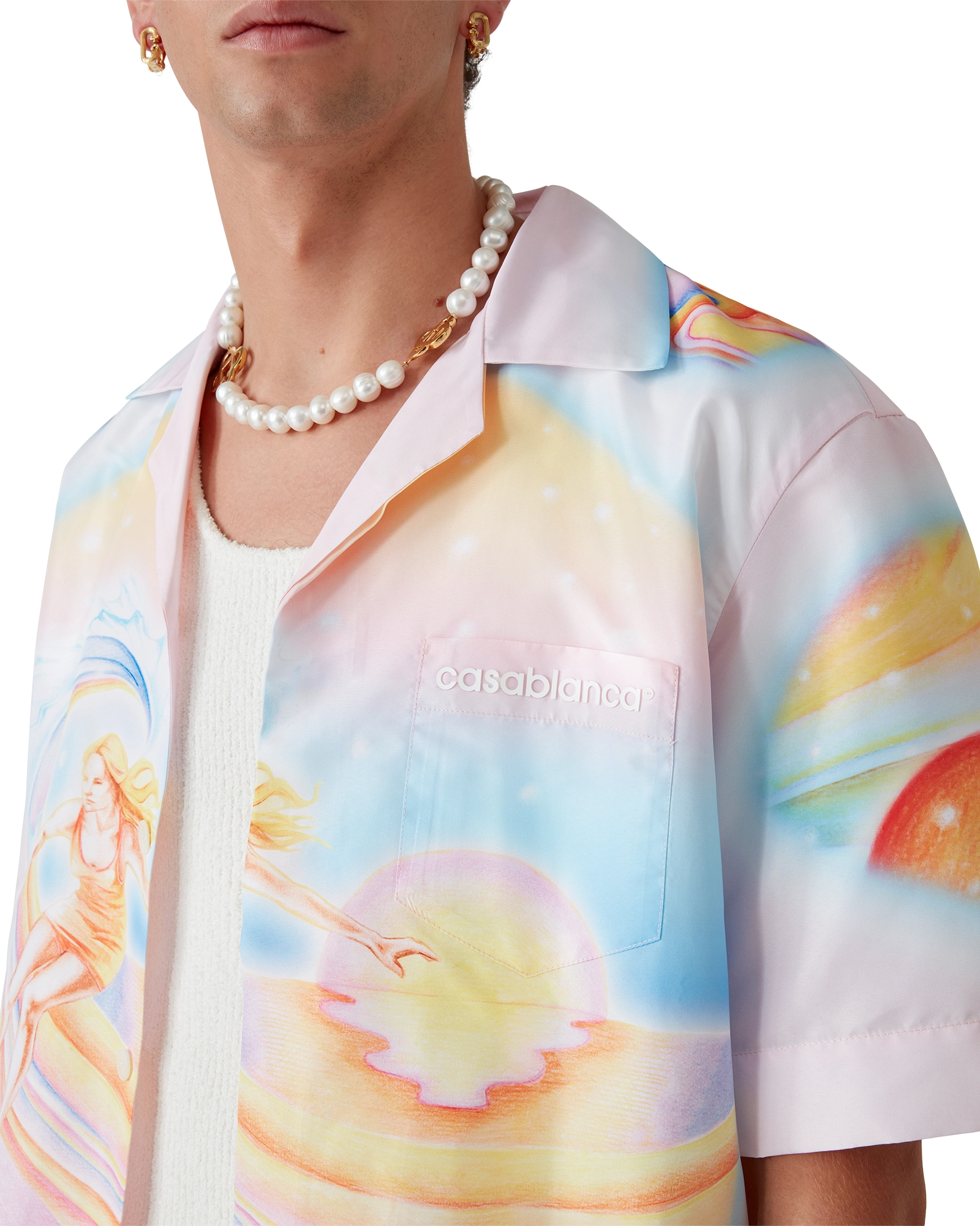 Chemise de bain à manches courtes Psychedelic Nirvana