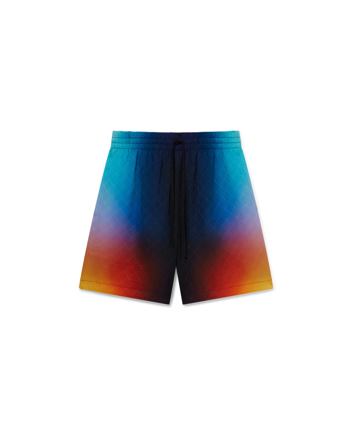 Gradient Silk Shorts