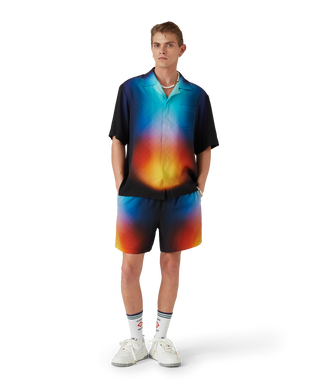 Gradient Silk Shorts