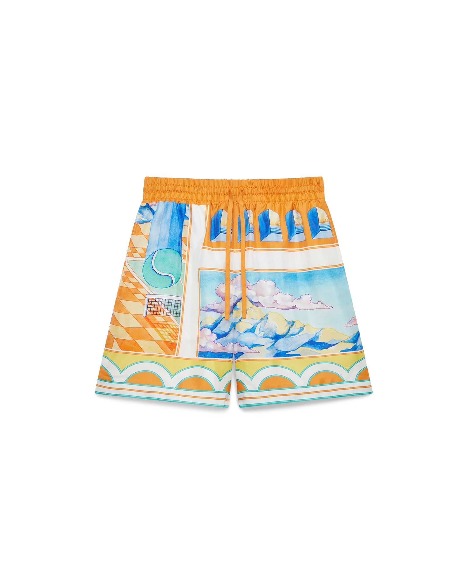 Surreal Pool Silk Shorts