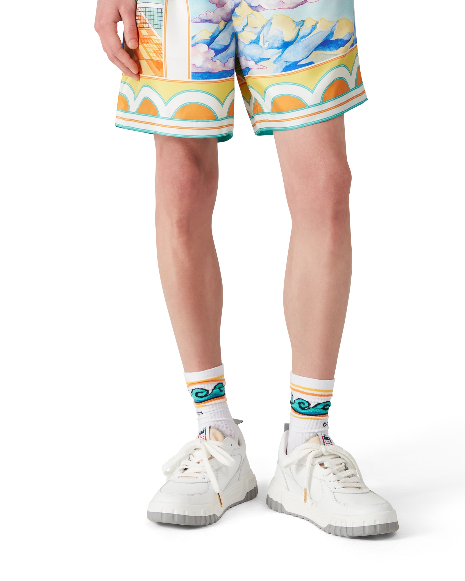 Surreal Pool Silk Shorts