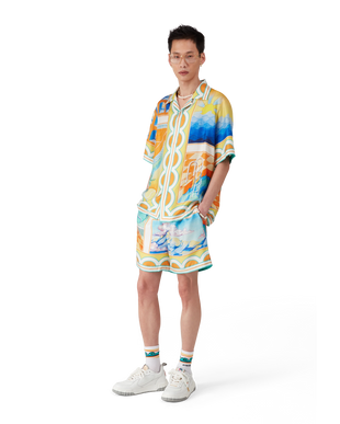 Surreal Pool Silk Shorts