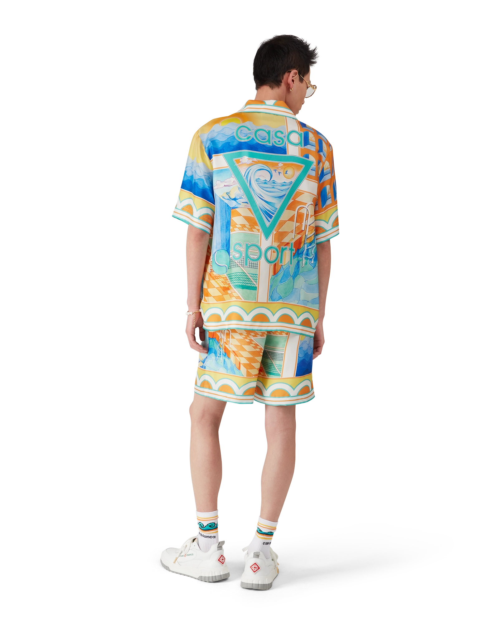 Surreal Pool Silk Shorts
