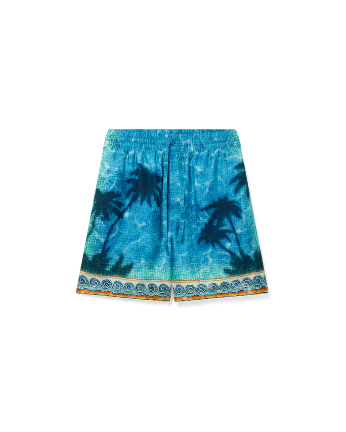 Caustics Emblem Silk Shorts