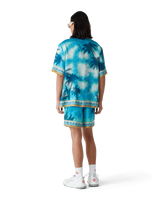 Poolside Emblem Short Sleeve Silk Shirt