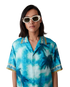 Poolside Emblem Short Sleeve Silk Shirt