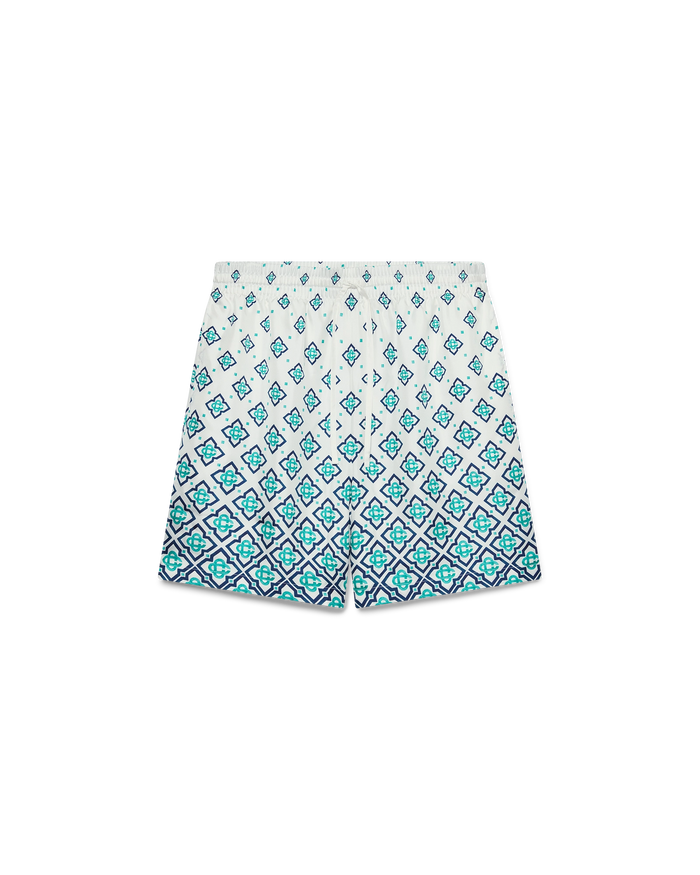 Gradient Monogram Silk Shorts