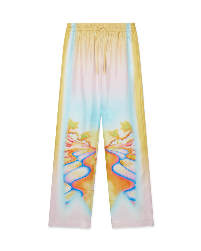 Psychedelic Nirvana Silk Trousers