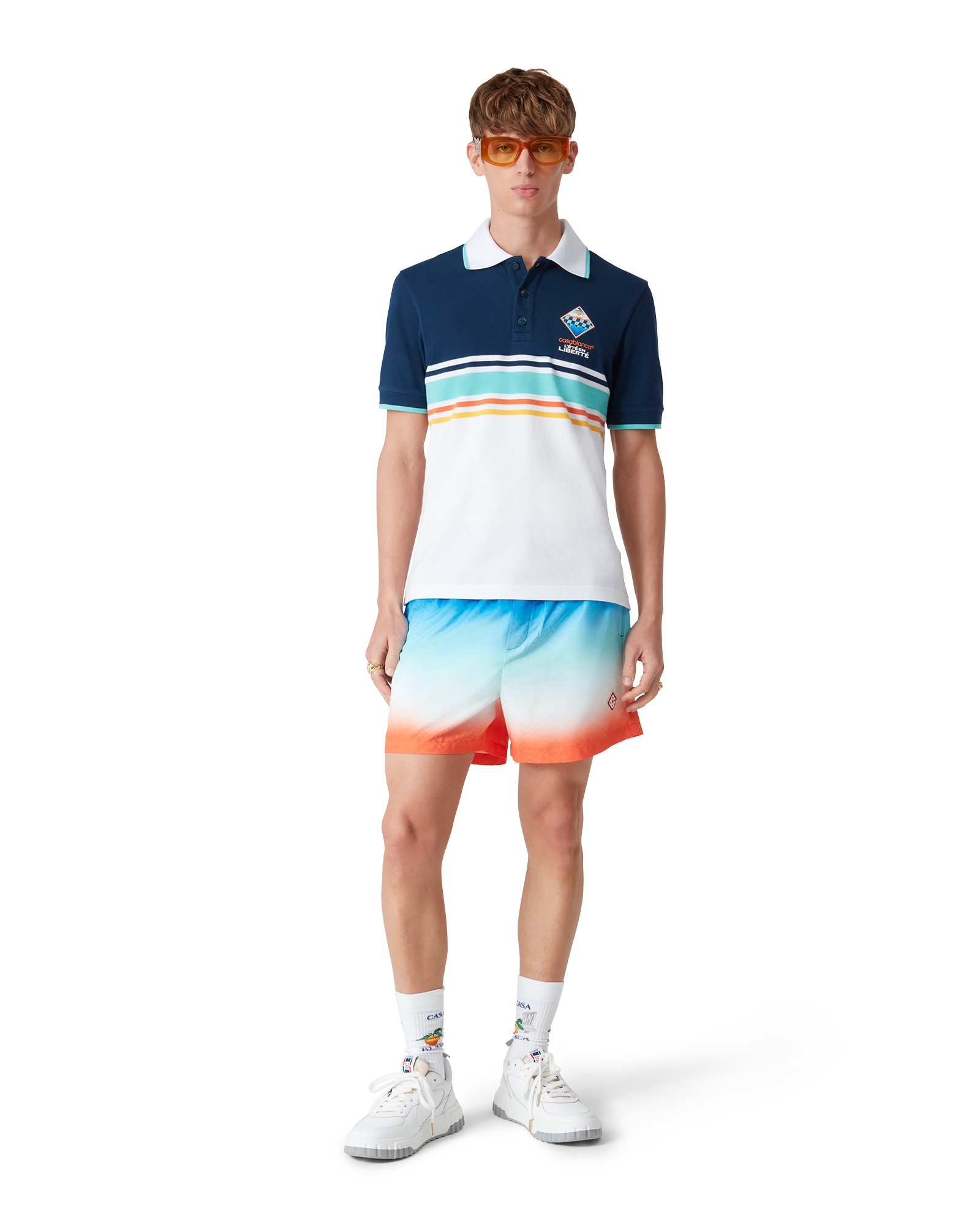 Gradient Jacquard Swim Shorts