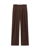 Wool Five Pleat Trousers