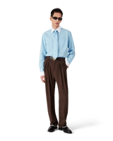 Wool Five Pleat Trousers