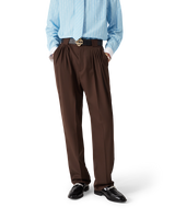 Wool Five Pleat Trousers