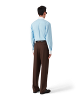 Wool Five Pleat Trousers