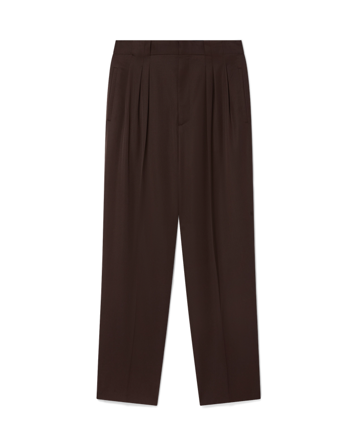 Pleated Wool Trousers