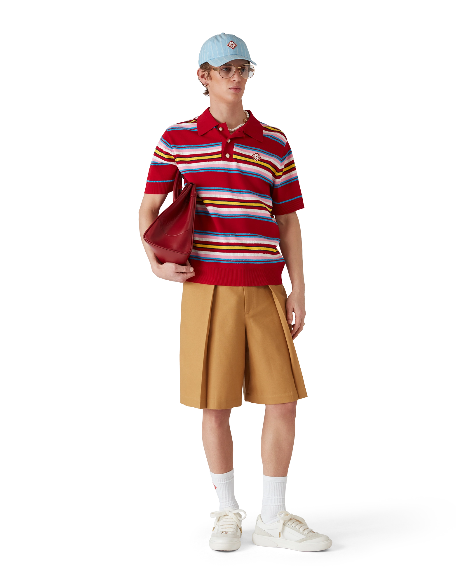 Wool Pleated Shorts