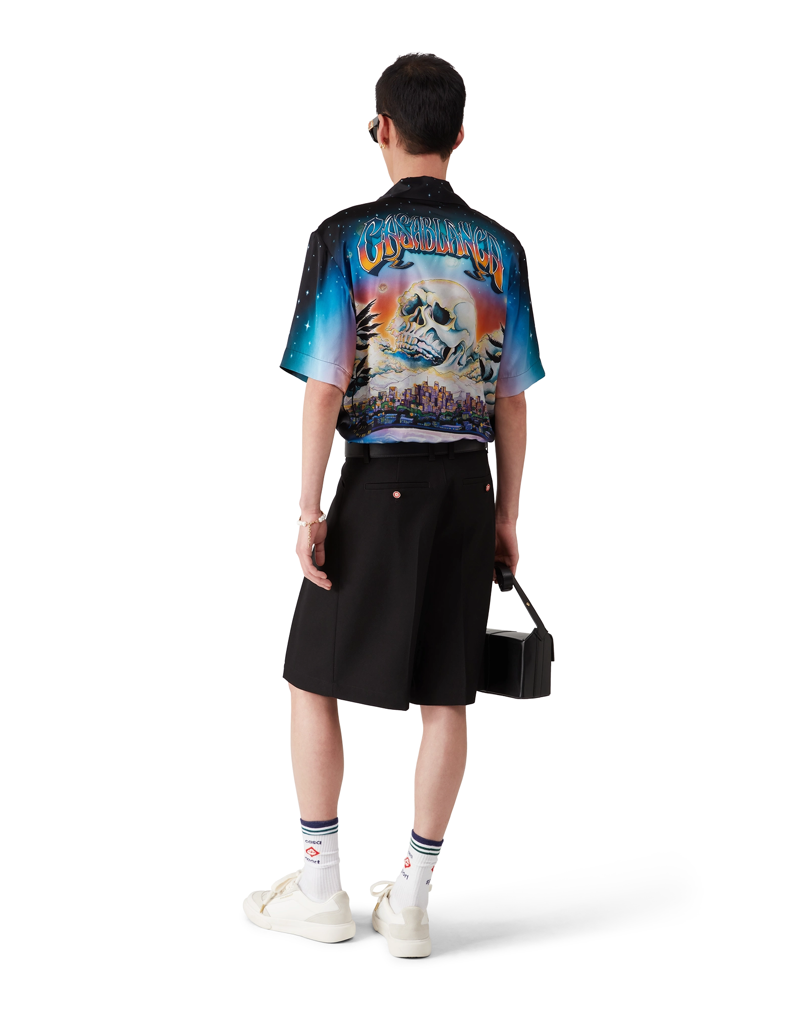 Wool Pleated Tailored Shorts