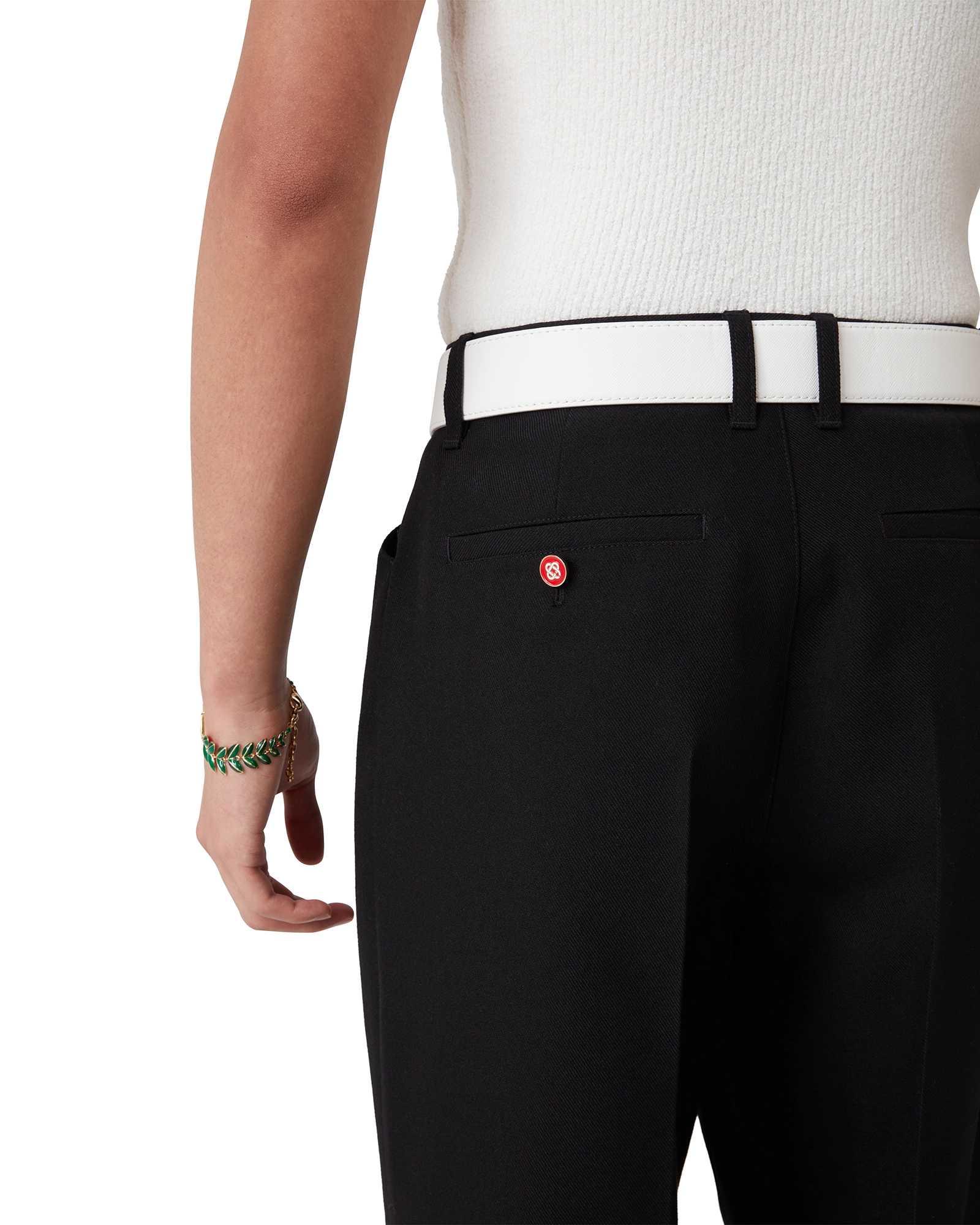 Pleated Chino Trousers