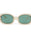Acetate & Metal Oval Sunglasses