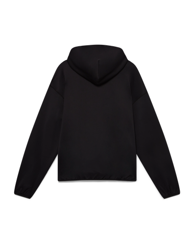 Oversized Panelled Hooded Sweatshirt