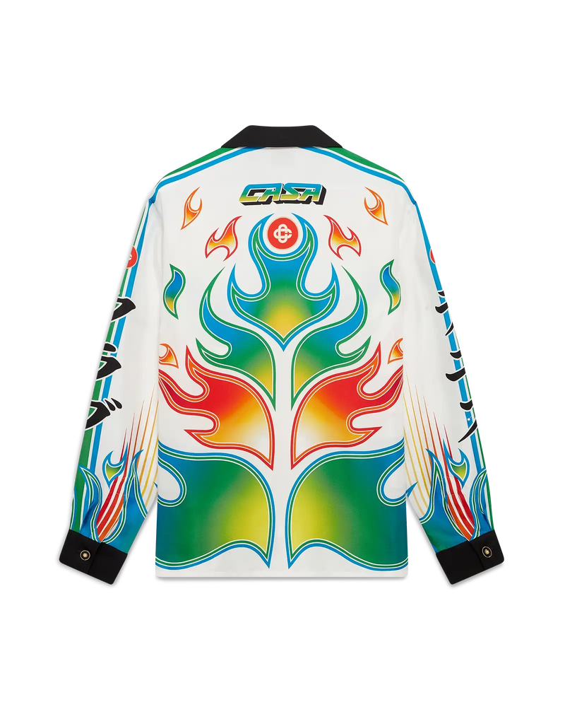 【 TK】Casablanca カラフル長袖シャツ Mosaics Grecques Silk Shirt | Casablanca Paris