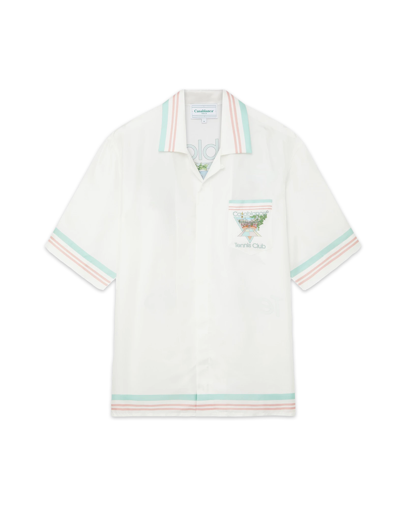 Tennis Club Icon Short Sleeve Silk Shirt
