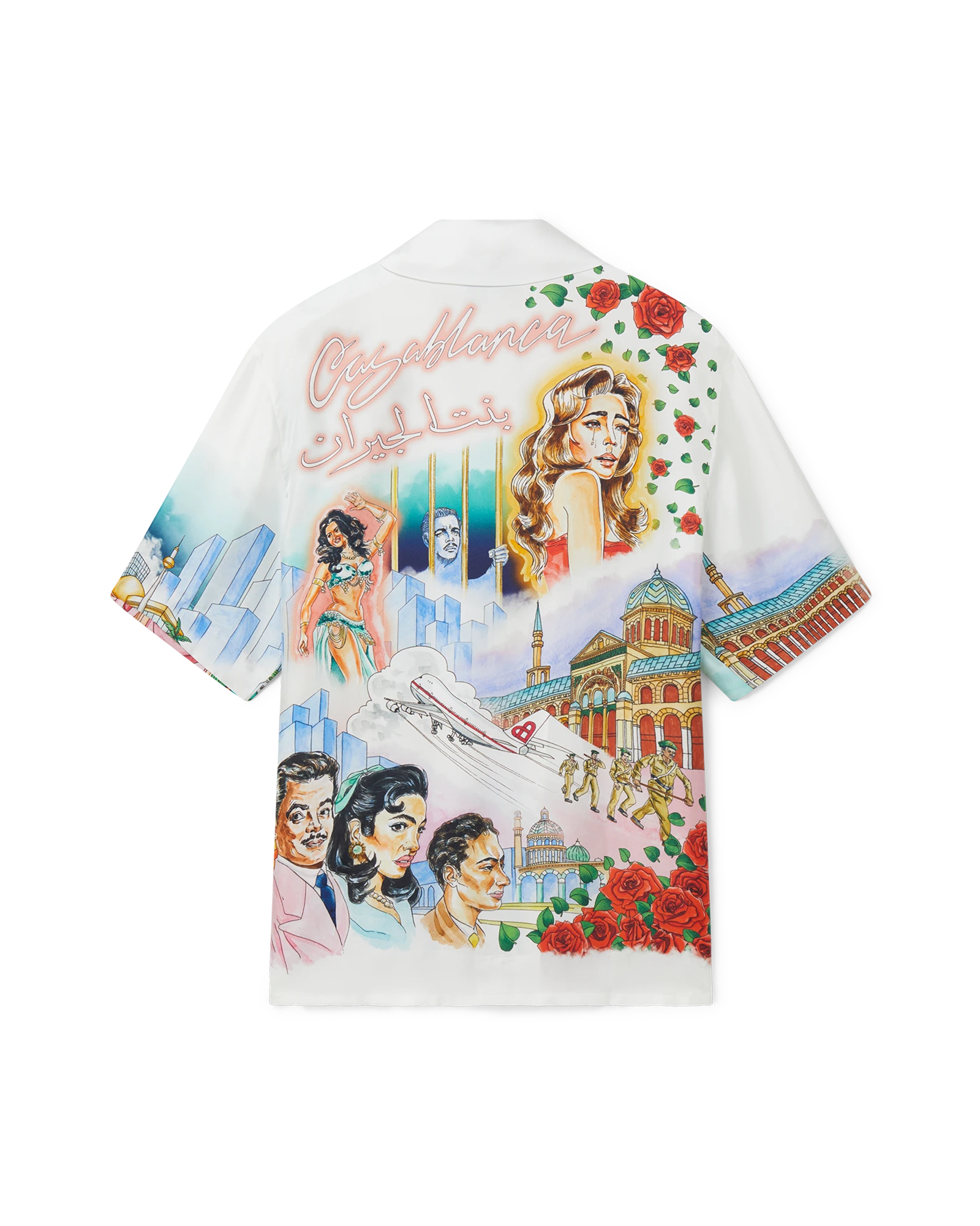 La Liaison Short Sleeve Silk Shirt