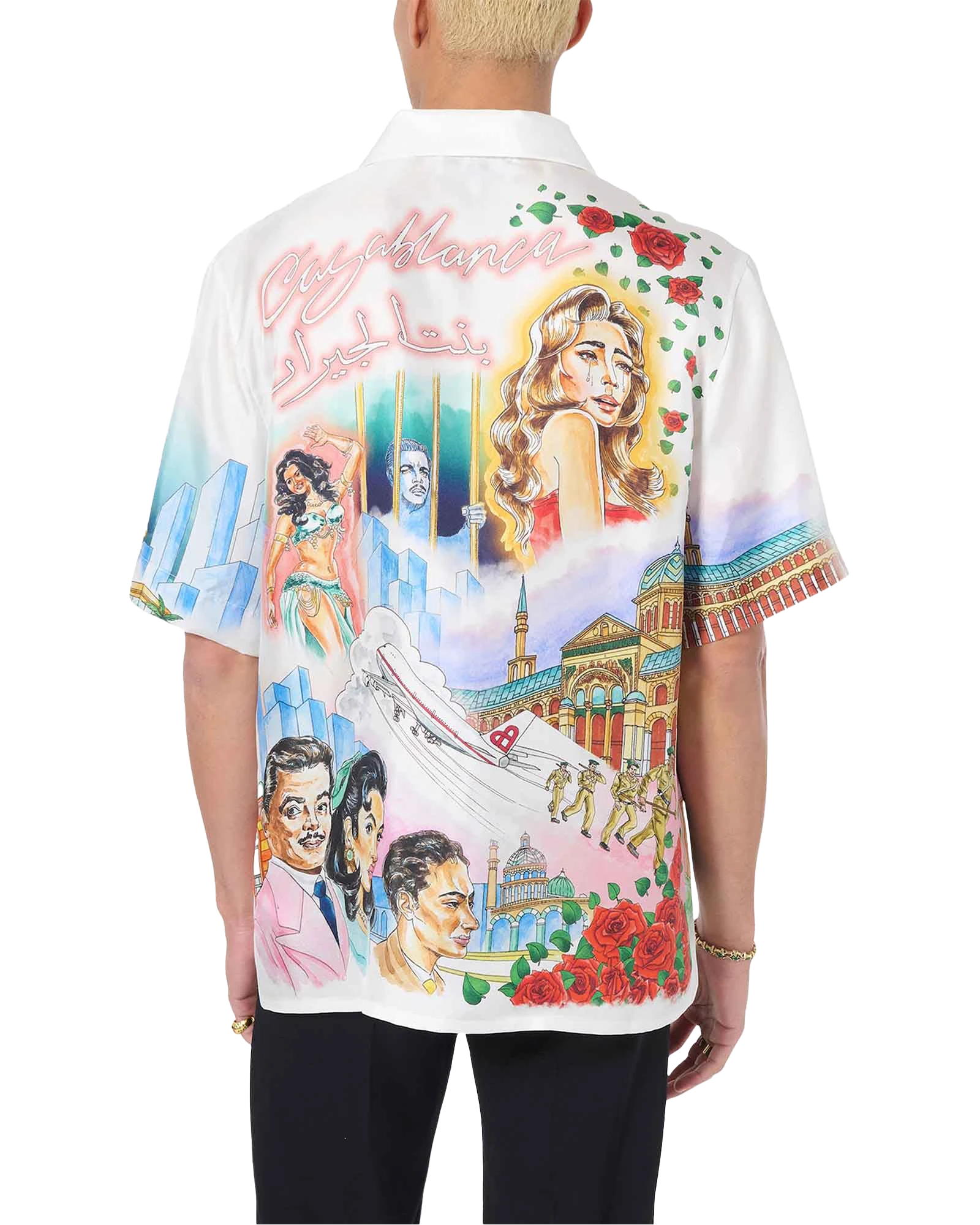 La Liaison Short Sleeve Silk Shirt
