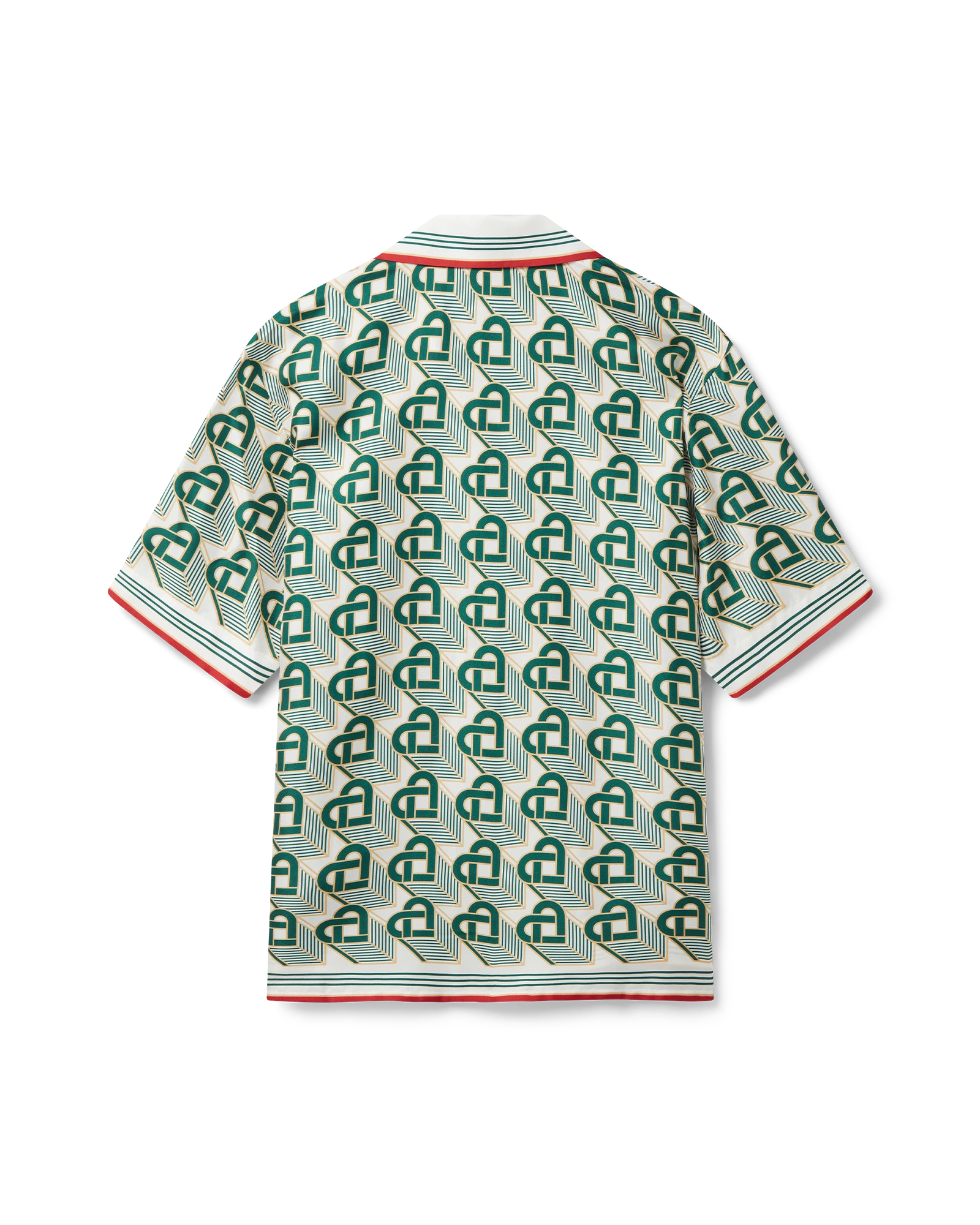 Heart Monogram Silk Shirt