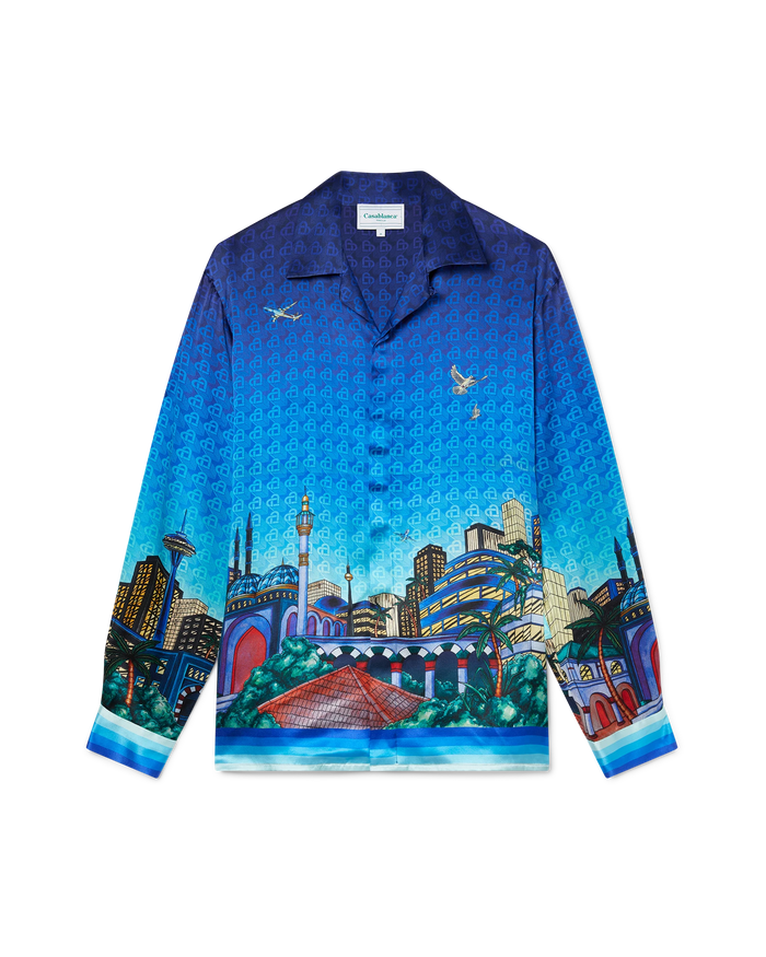 The Night View Silk Shirt | Casablanca Paris – CBPARIS GROUP LTD