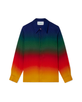 Peace Gradient Silk Shirt