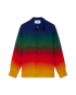 Peace Gradient Silk Shirt