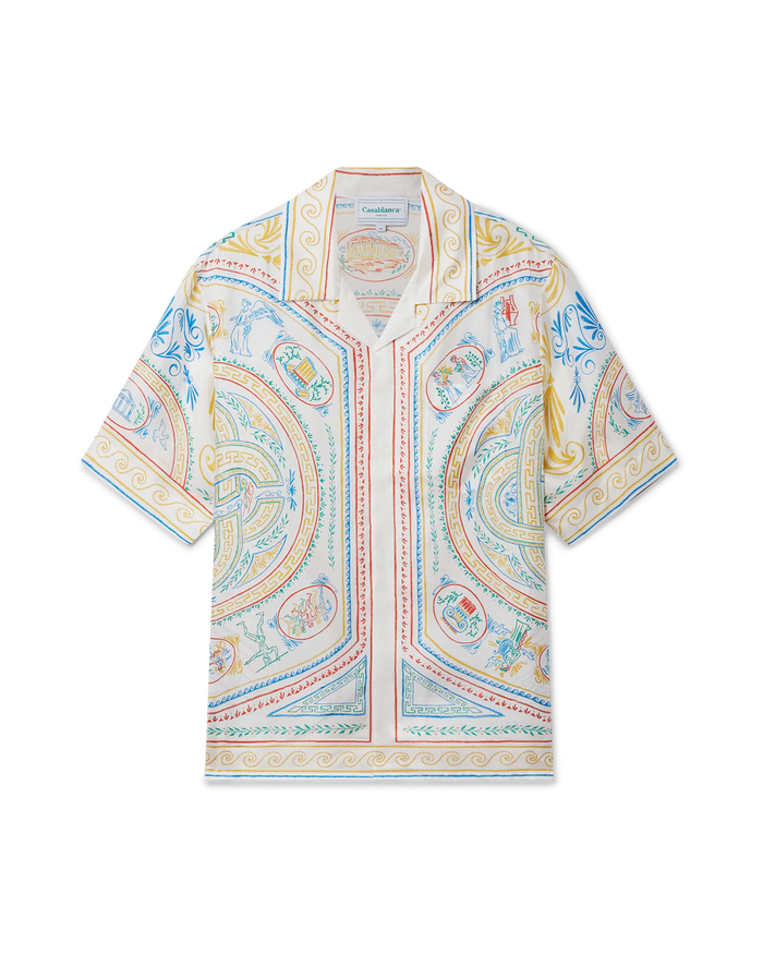 Crayon Vase Silk Shirt | Casablanca Paris