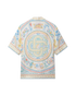 Crayon Vase Short Sleeve Silk Shirt