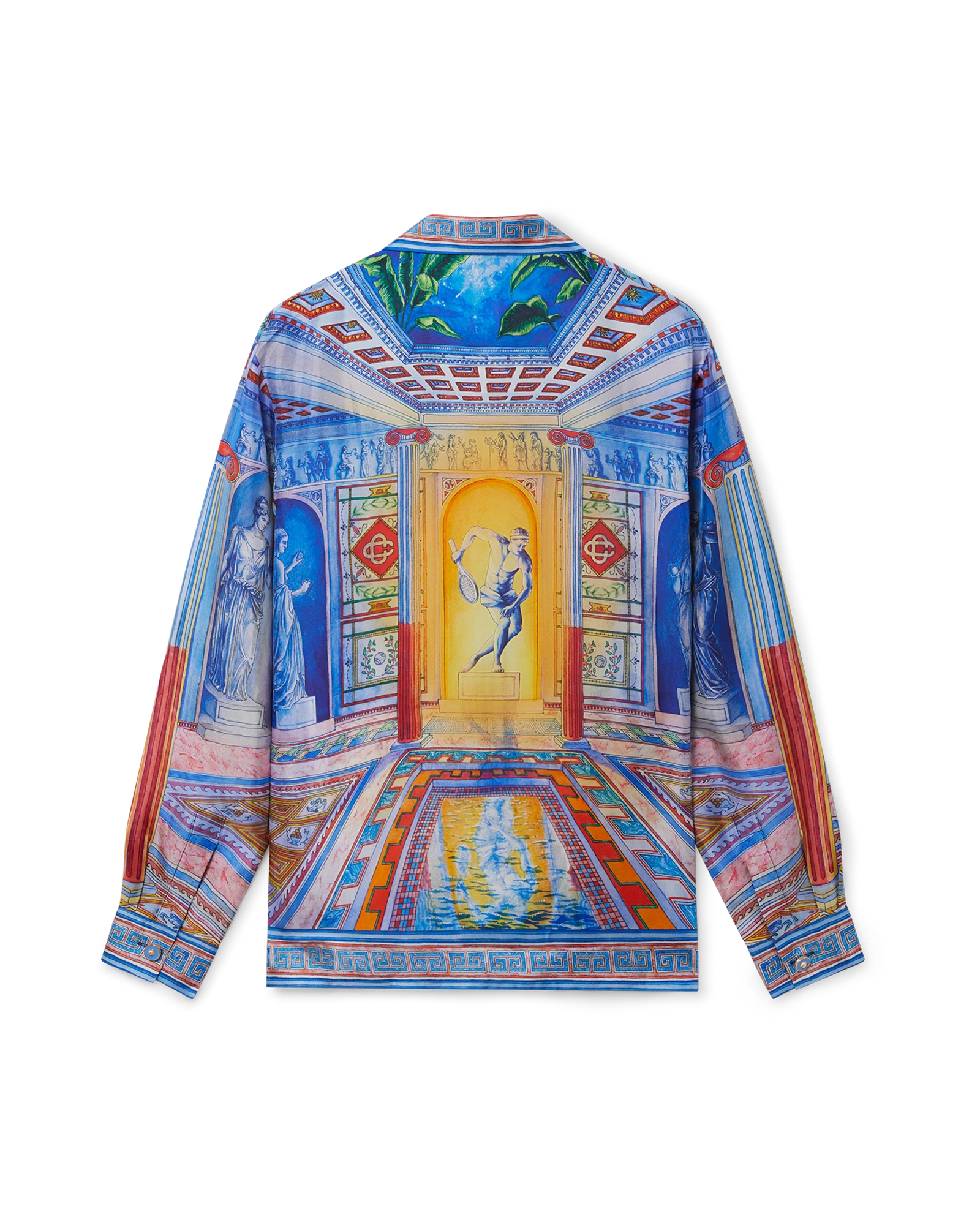 Le Temple Long Sleeve Silk Shirt