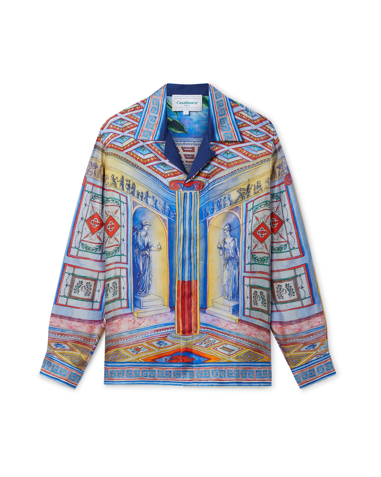 Le Temple Long Sleeve Silk Shirt