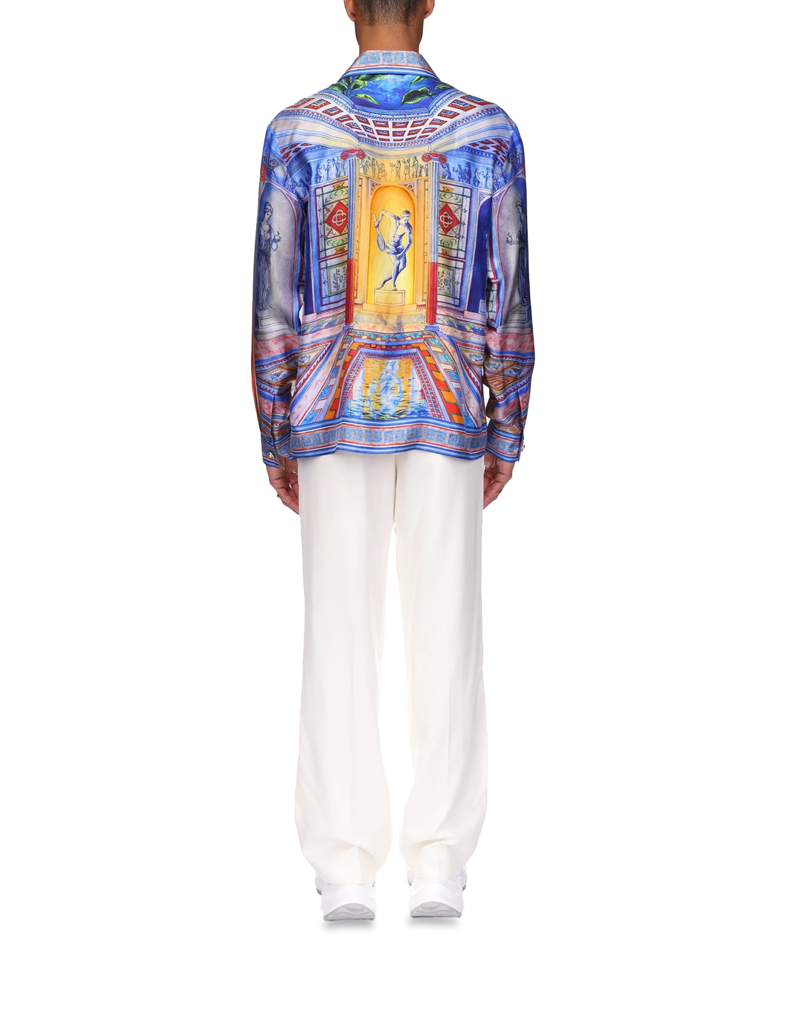 Le Temple Long Sleeve Silk Shirt