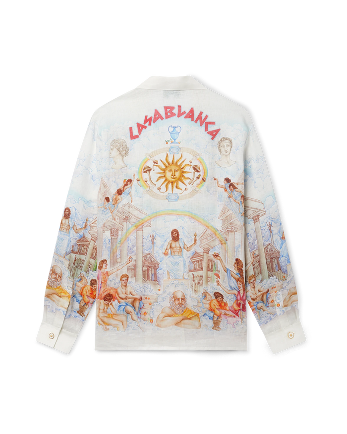 Le Temple Du Savoir Linen Shirt