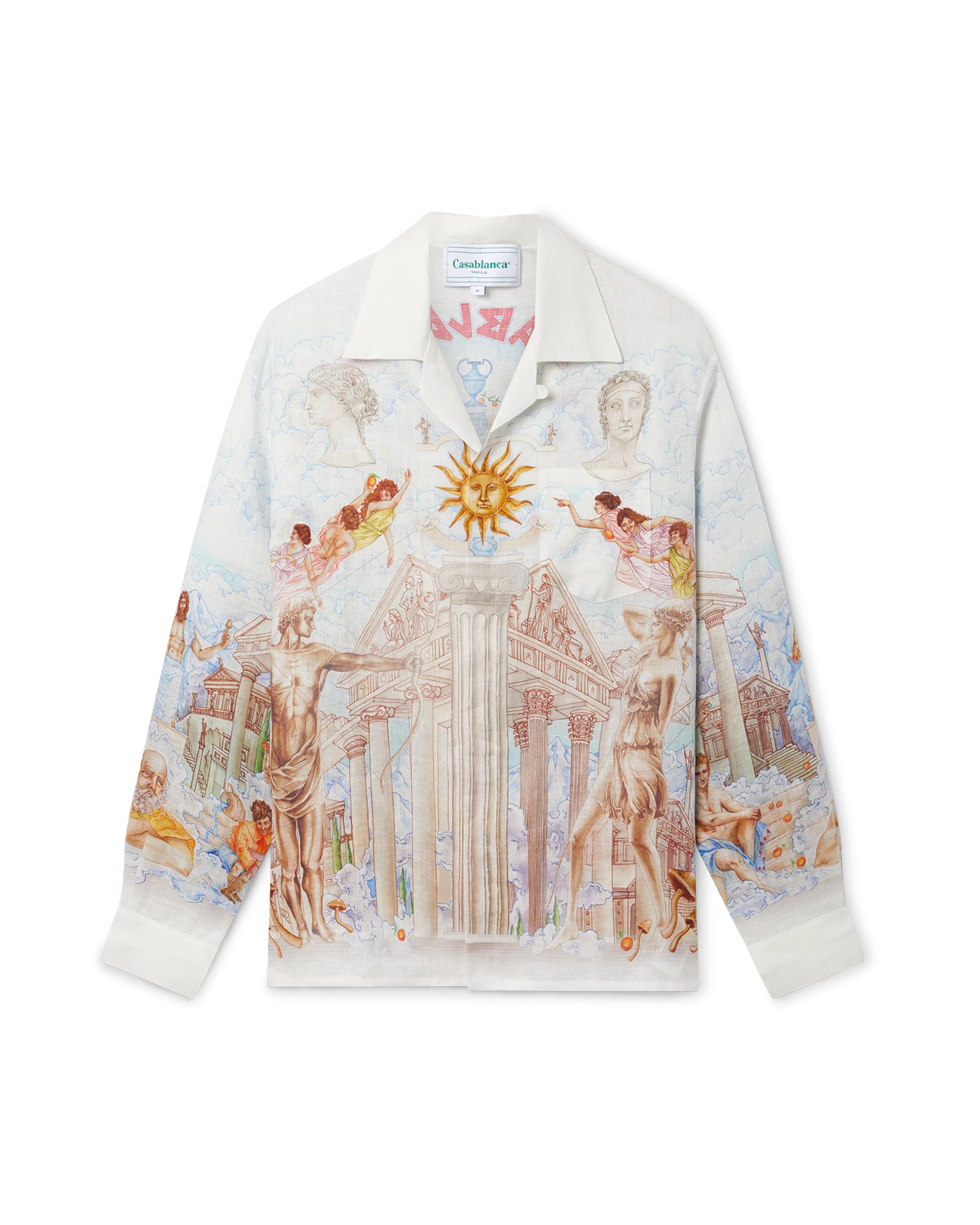 Le Temple Du Savoir Linen Shirt