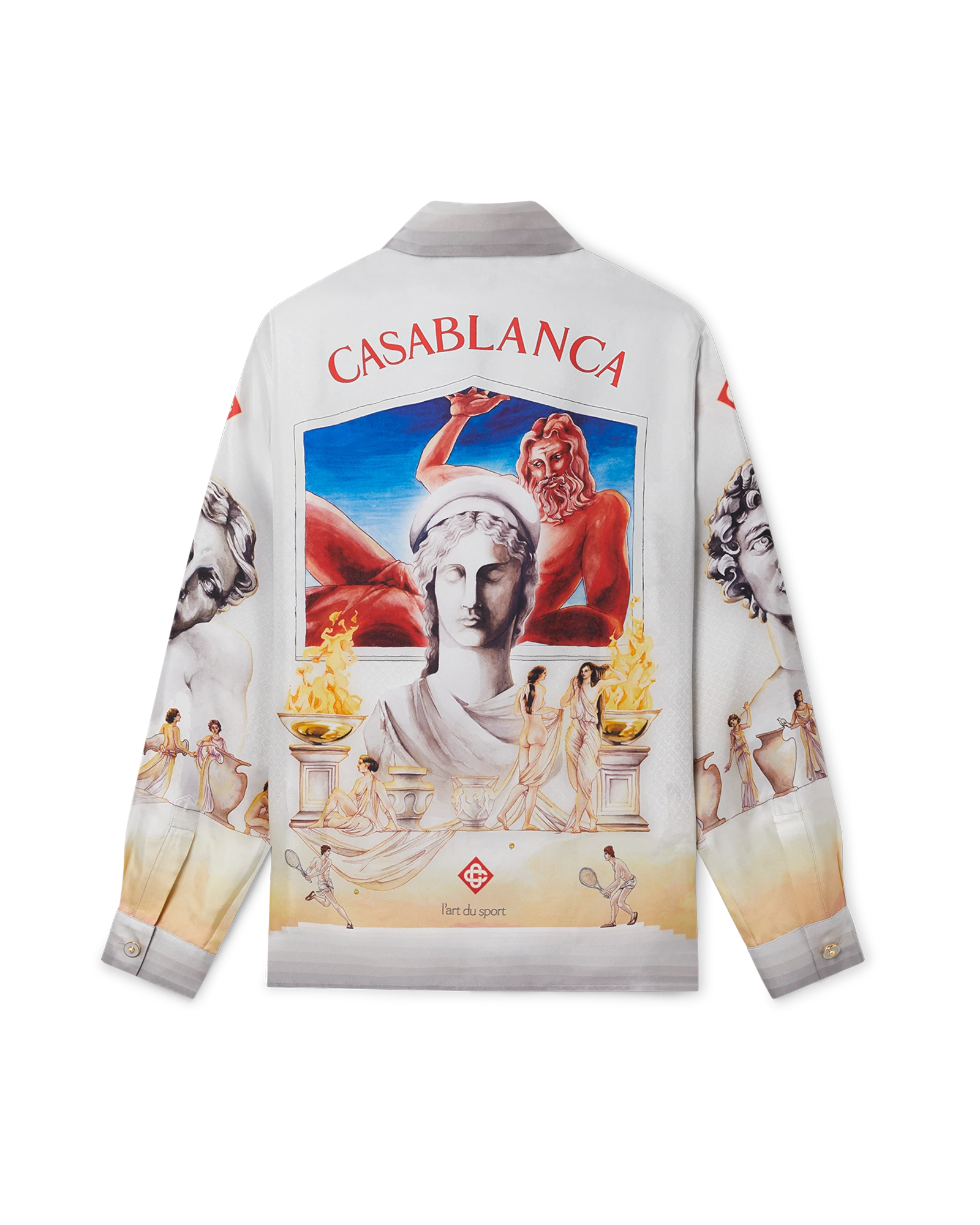 Le Theatre Long Sleeve Silk Shirt