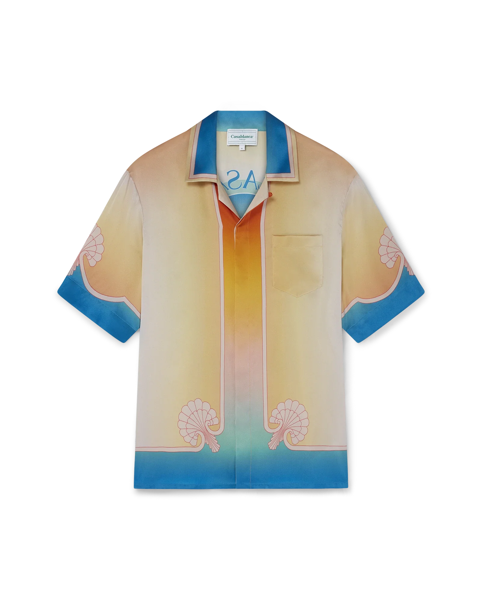 L'Arc Coloré Short Sleeve Silk Shirt