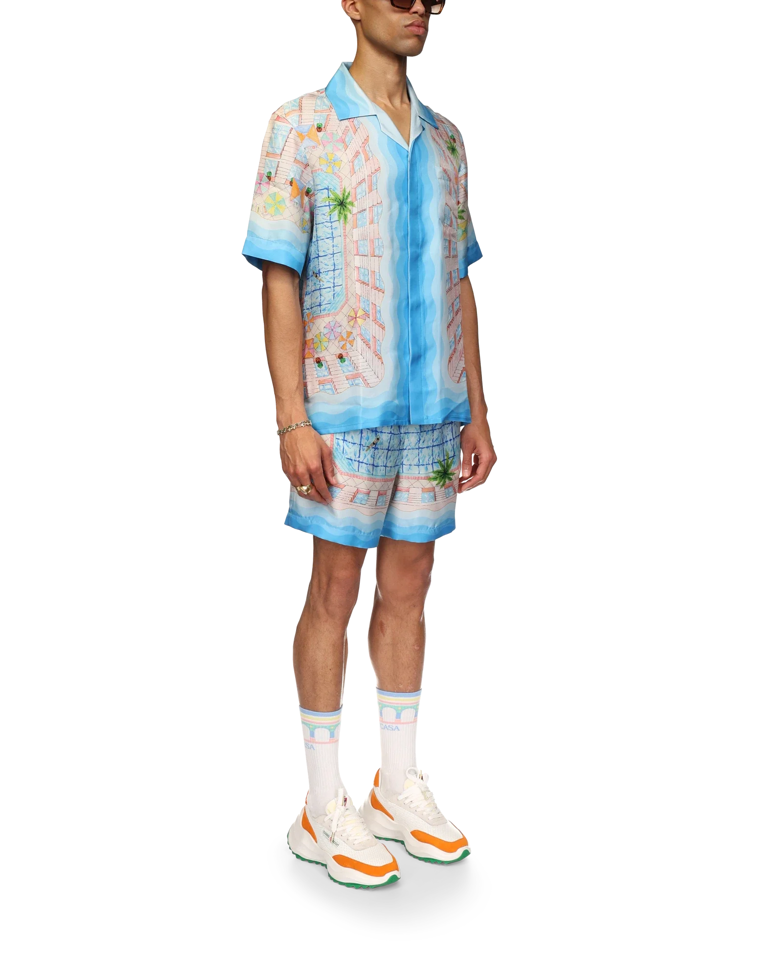 Le Plongeon Short Sleeve Silk Shirt