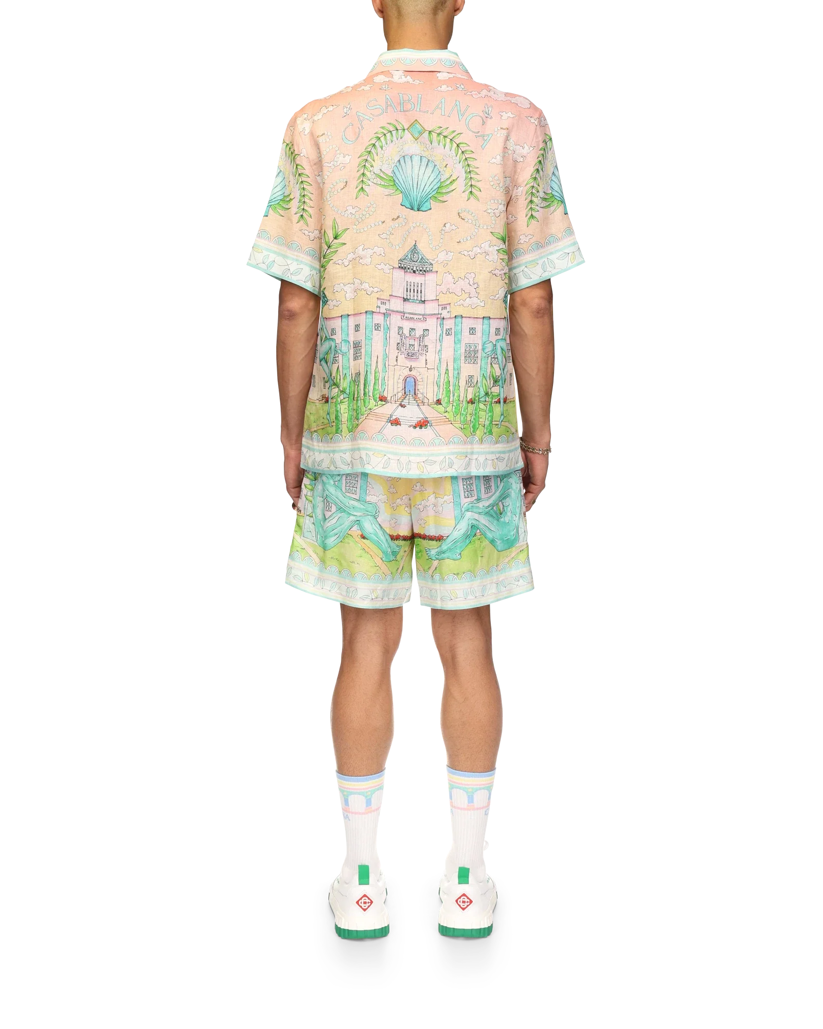 Vase Short Sleeve Linen Shirt