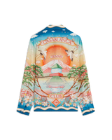 Tennis Club Long Sleeve Silk Shirt