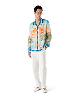 Tennis Club Long Sleeve Silk Shirt