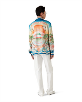 Tennis Club Long Sleeve Silk Shirt