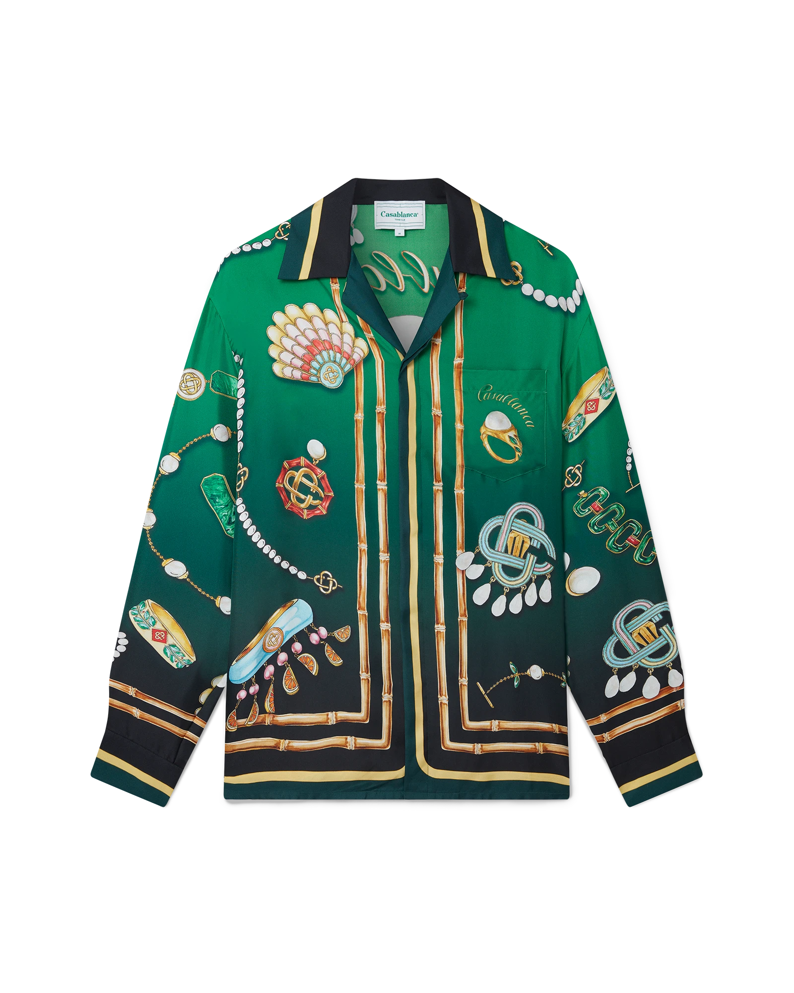 La Boite A Bijoux Long Sleeve Silk Shirt