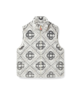 Faux Fur Monogram Gilet