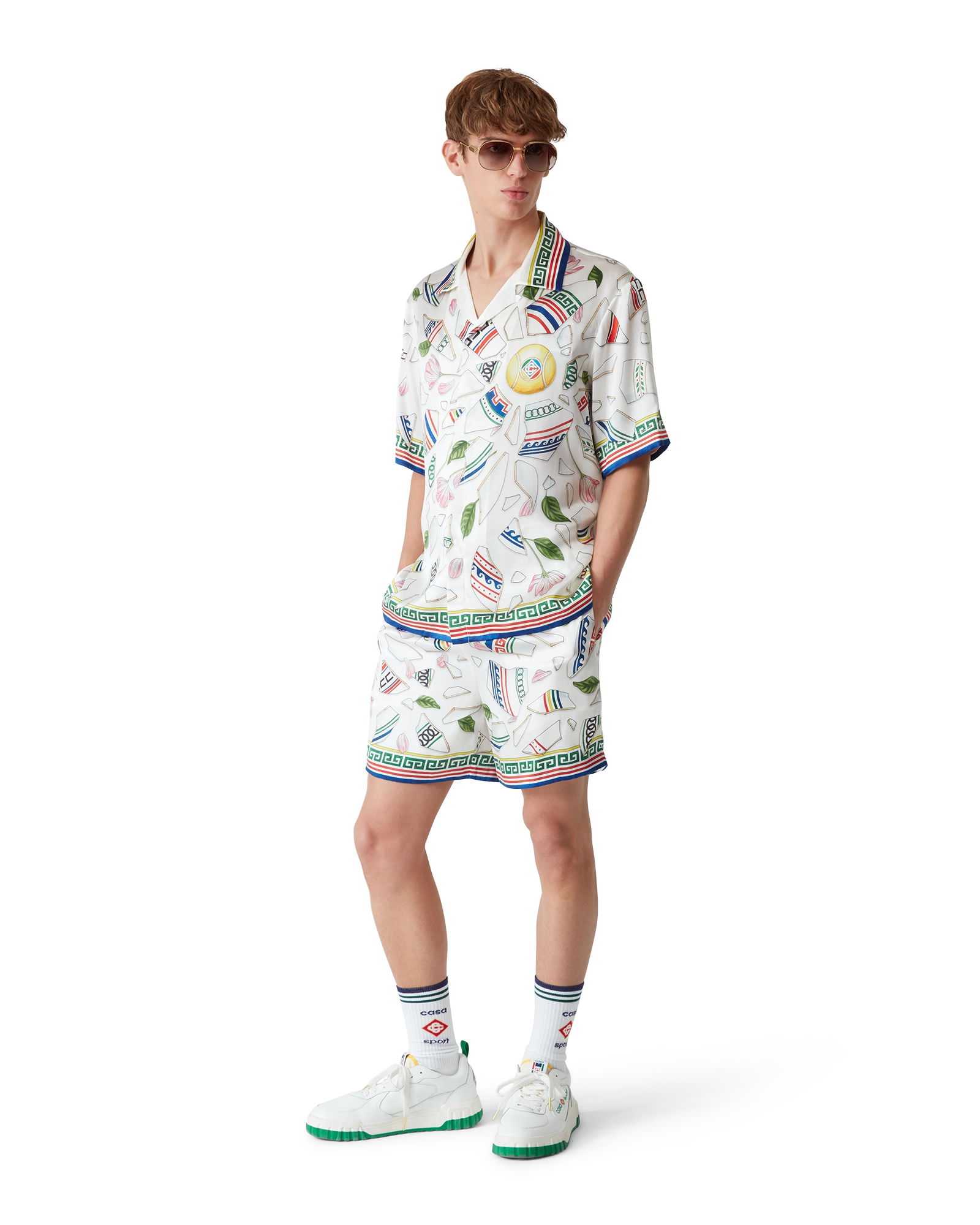 Le Vase Brise Silk Shorts